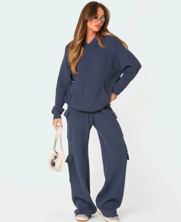 Conjunto casual de sudadera con capucha para primavera y otoño