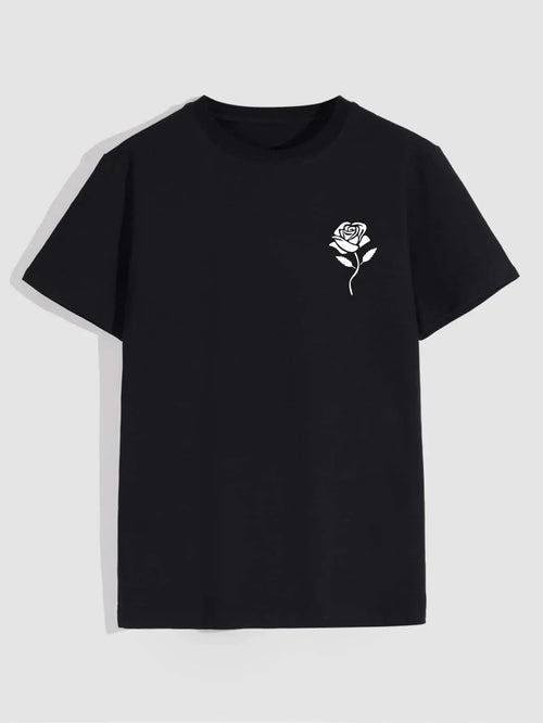 Camiseta casual para hombre (corte estándar/oversize)