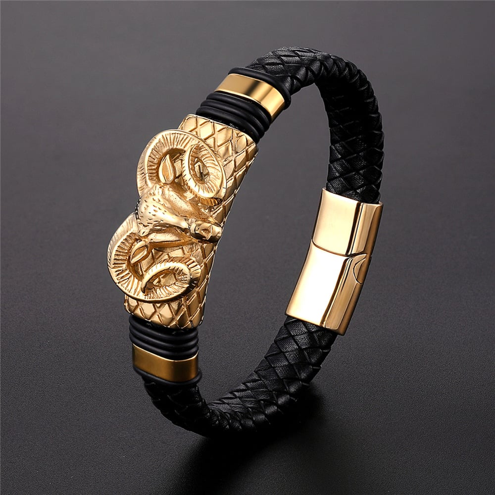 Pulsera Trenzada de Acero Inoxidable Constellation para Hombre