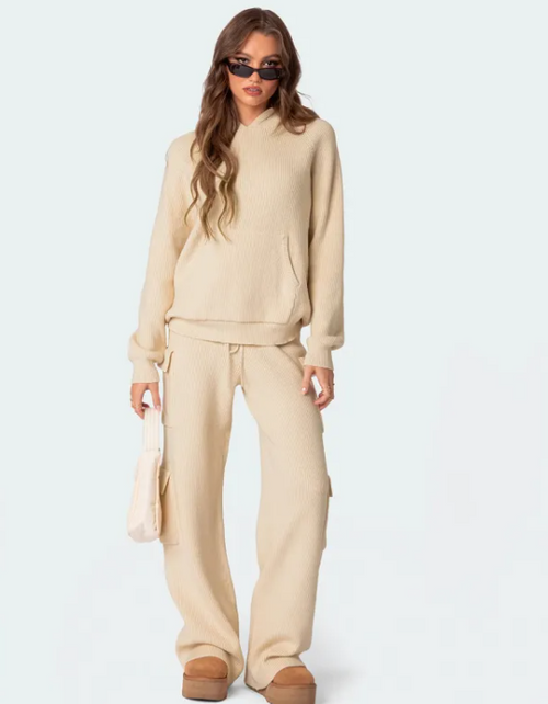 Conjunto casual de sudadera con capucha para primavera y otoño