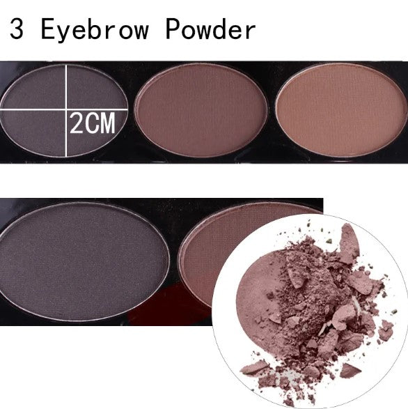 Maquillaje de Sombra de Ojos, Rubor y Cejas