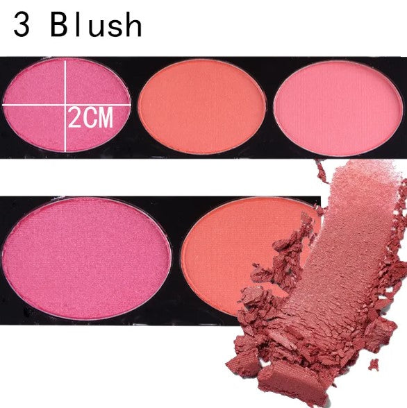 Maquillaje de Sombra de Ojos, Rubor y Cejas