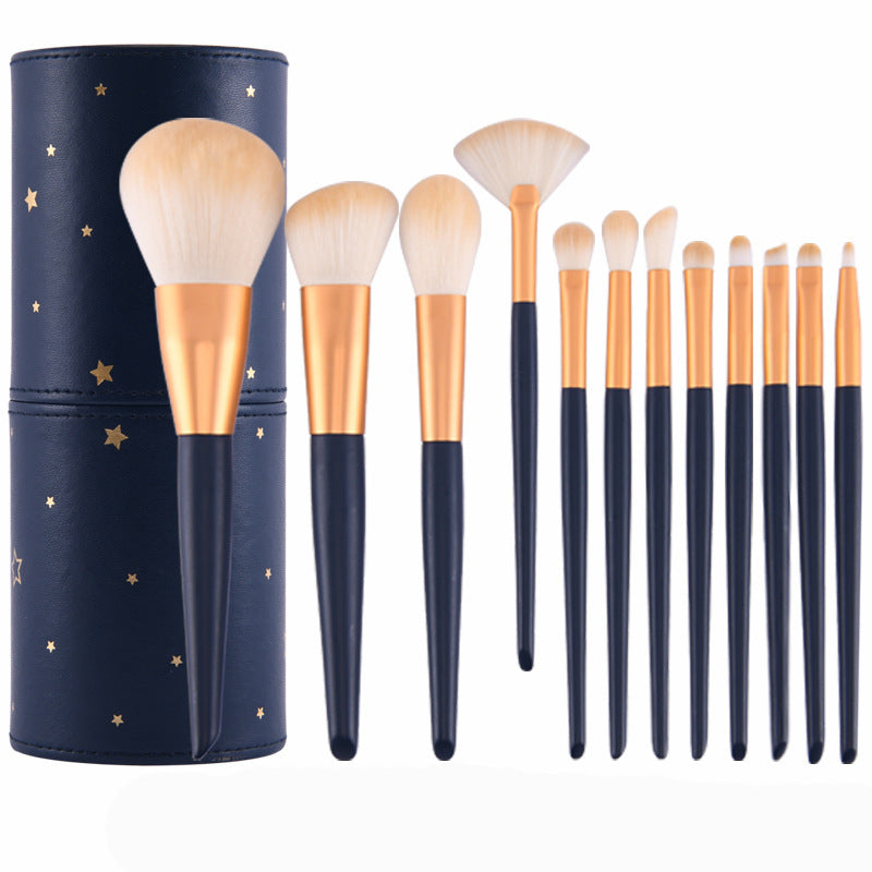 Juego de 12 brochas de maquillaje con soporte
